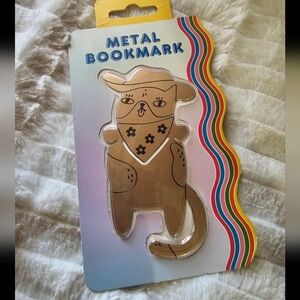 Cute Cat Metal Bookmark